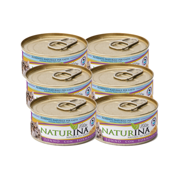 6x Elite Umido Tonno con Formaggio 70g 6x Elite Umido Tonno con Formaggio 70g