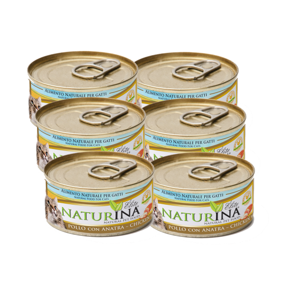 6x Elite Umido Pollo con Anatra 70g 6x Elite Umido Pollo con Anatra 70g