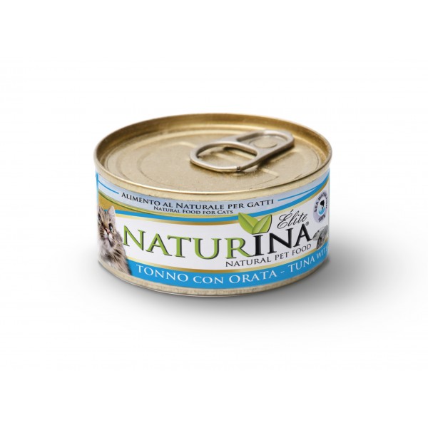 Elite Natte tonijn met zeebrasem 70g