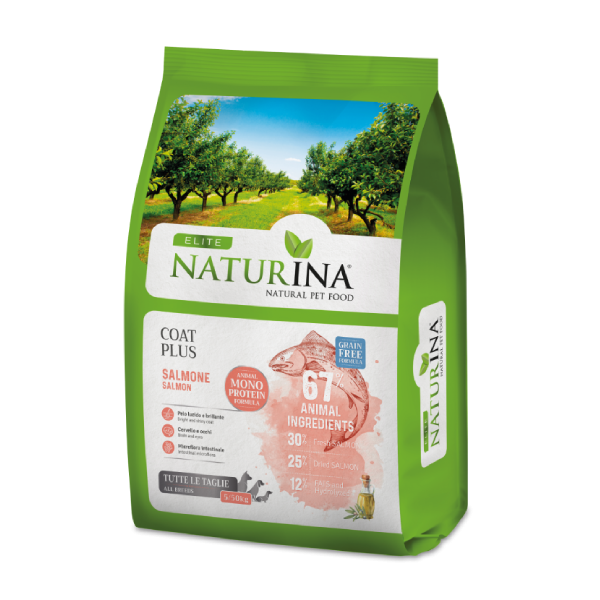 Elite Trocken coat plus Mono Frischer und dehydrierter Lachs (Grain Free)