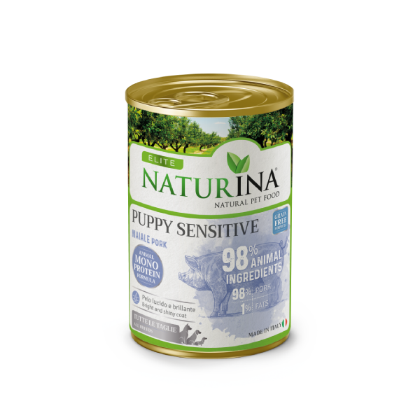 Elite Umido Puppy Sensitive Mono Maiale Grain Free 400g